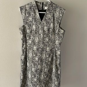 M.M. Lafleur Crackle Sleevless Shift Aditi Dress 12